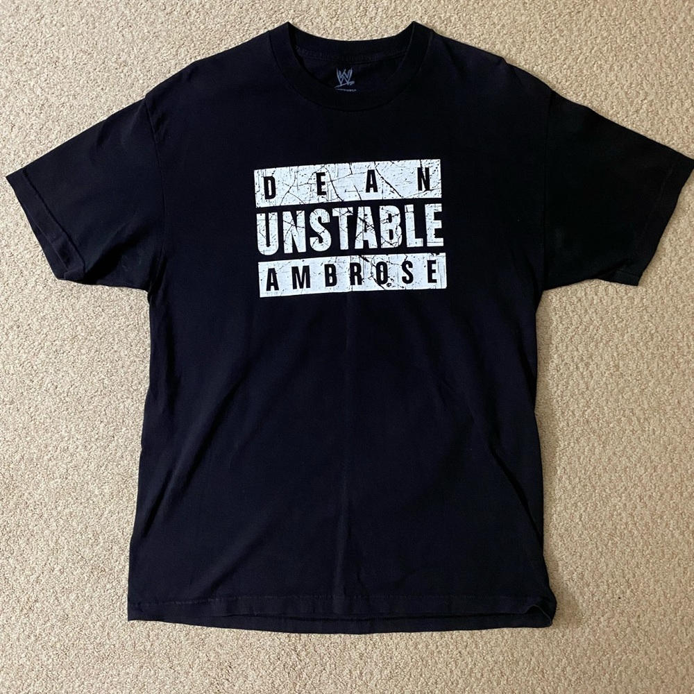 WWE Dean Ambrose Unstable Men’s Large T-Shirt (100% Cotton)